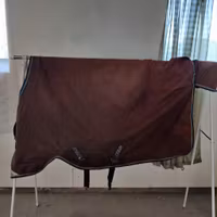 Brunt regntäcke 115 cm 0 g Amigo Bravo 12 Pony