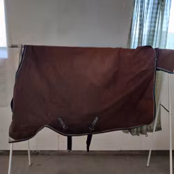 Brunt regntäcke 115 cm 0 g Amigo Bravo 12 Pony
