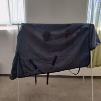 Blågrått vintertäcke 135 cm ca 200 g Shires