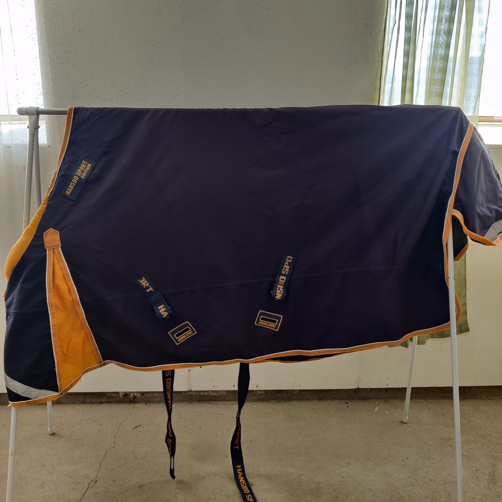 Blått regntäcke 145 cm 0 g Hansbo Sport