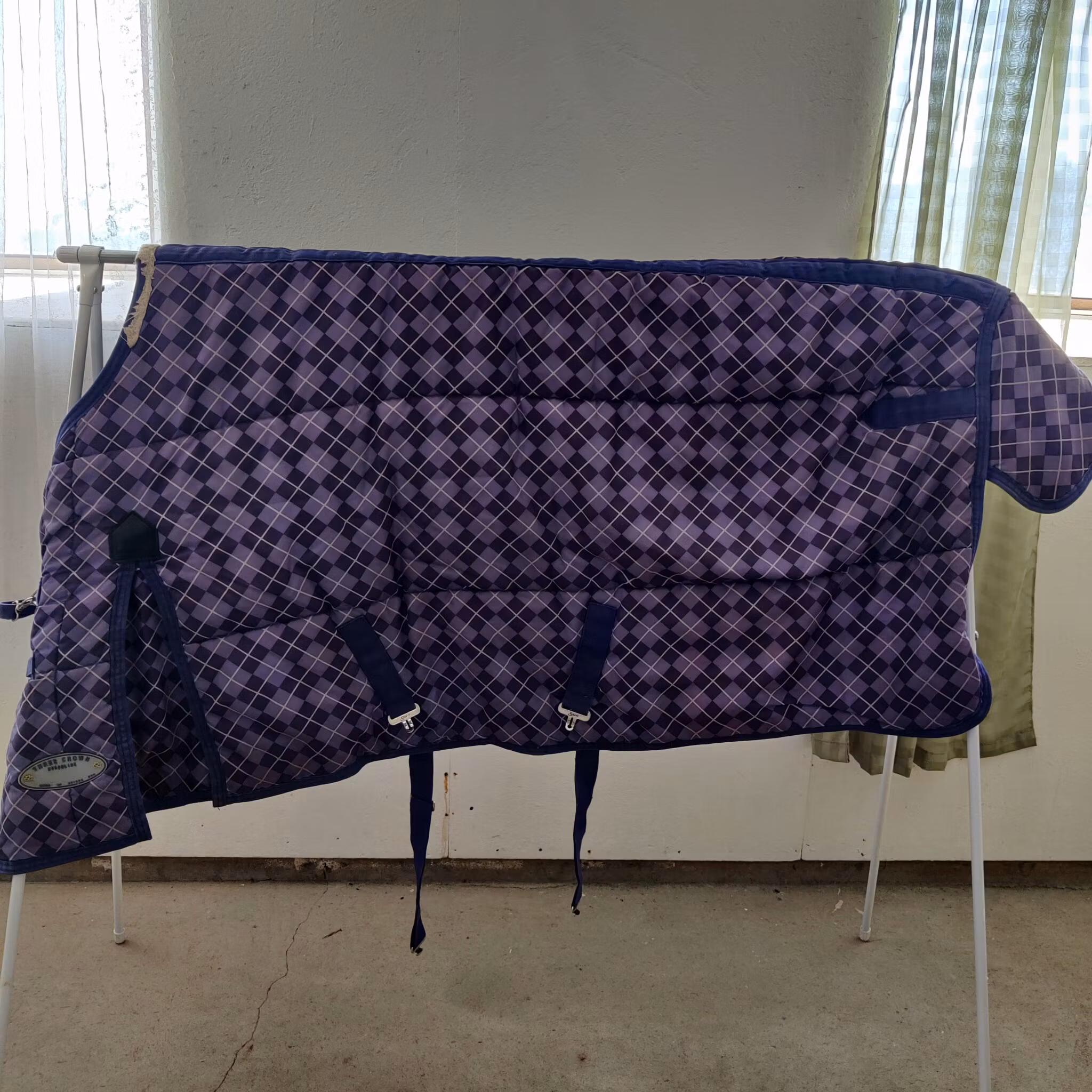 Lilarutigt vintertäcke 145 cm ca  250 g Shires