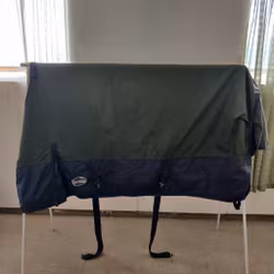 Grönt regntäcke 155 cm ca 100 g Onehorse