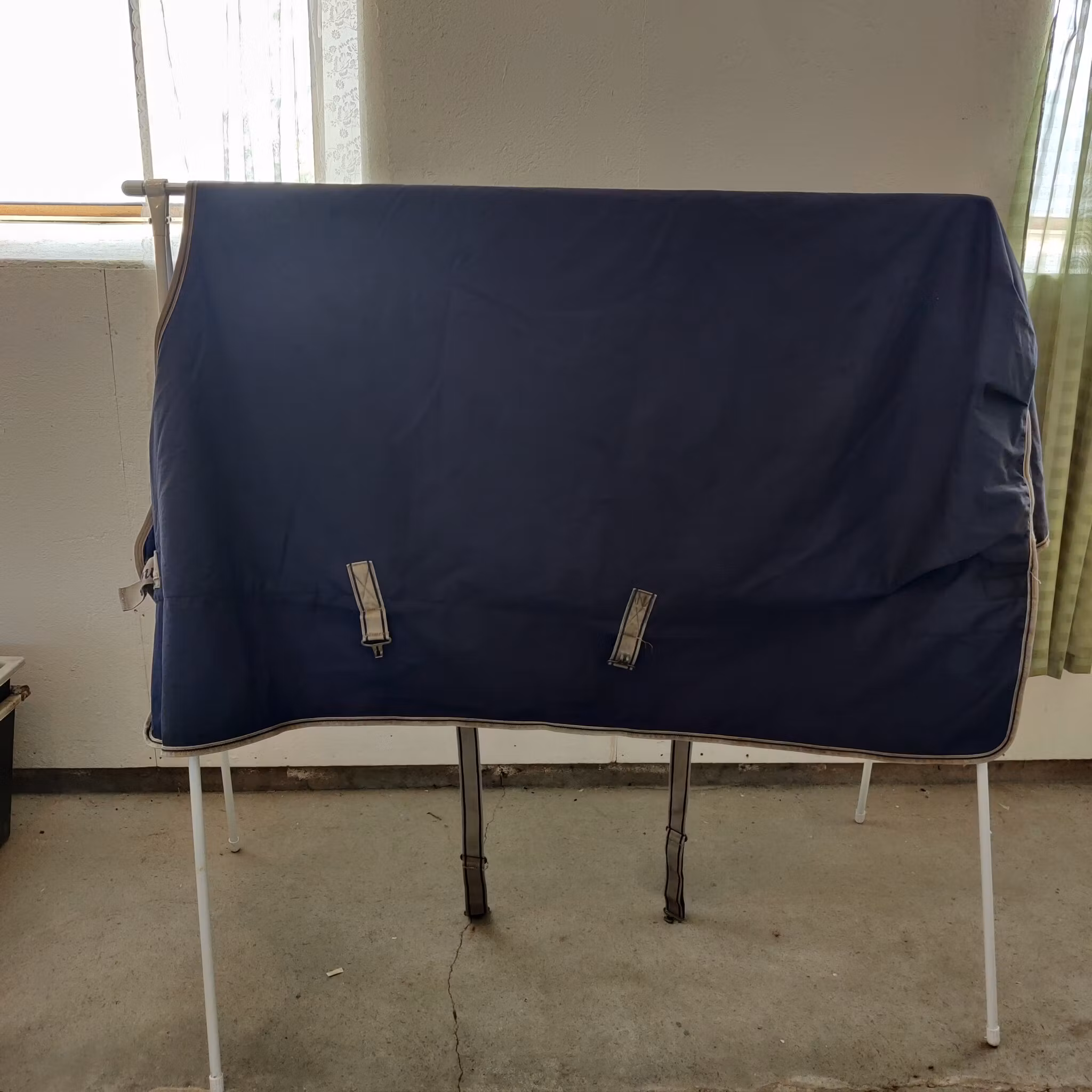 Blått regntäcke 165 cm ca 150 g Bucas Freedom