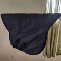 Blått halstäcke145 cm  ca 200 g LIPPO