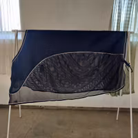 Blått coolertäcke 135 cm Lippo