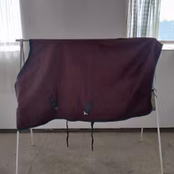 Brunt bomullstäcke 155 cm Amigo