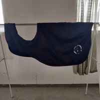 Svart ridtäcke med fleecefoder 135 cm Copperfield