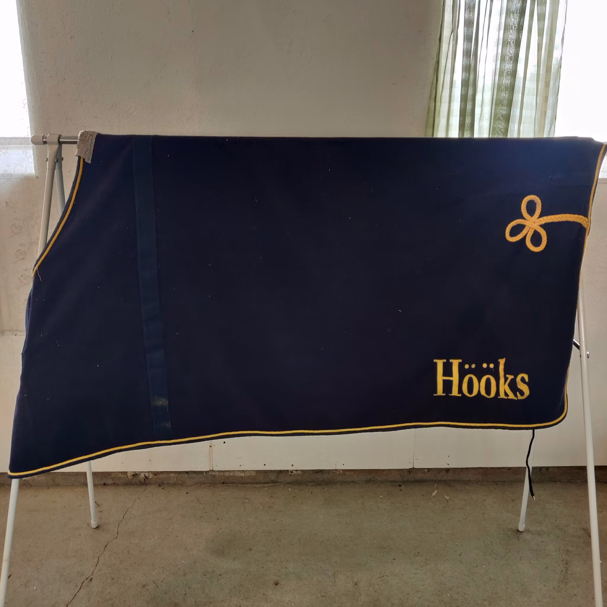 Blått fleecetäcke 145 cm Hööks