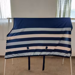 Blårandigt coolertäcke 165 cm Rambo