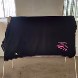 Svart fleecetäcke 165 cm Exclusive Horsewear