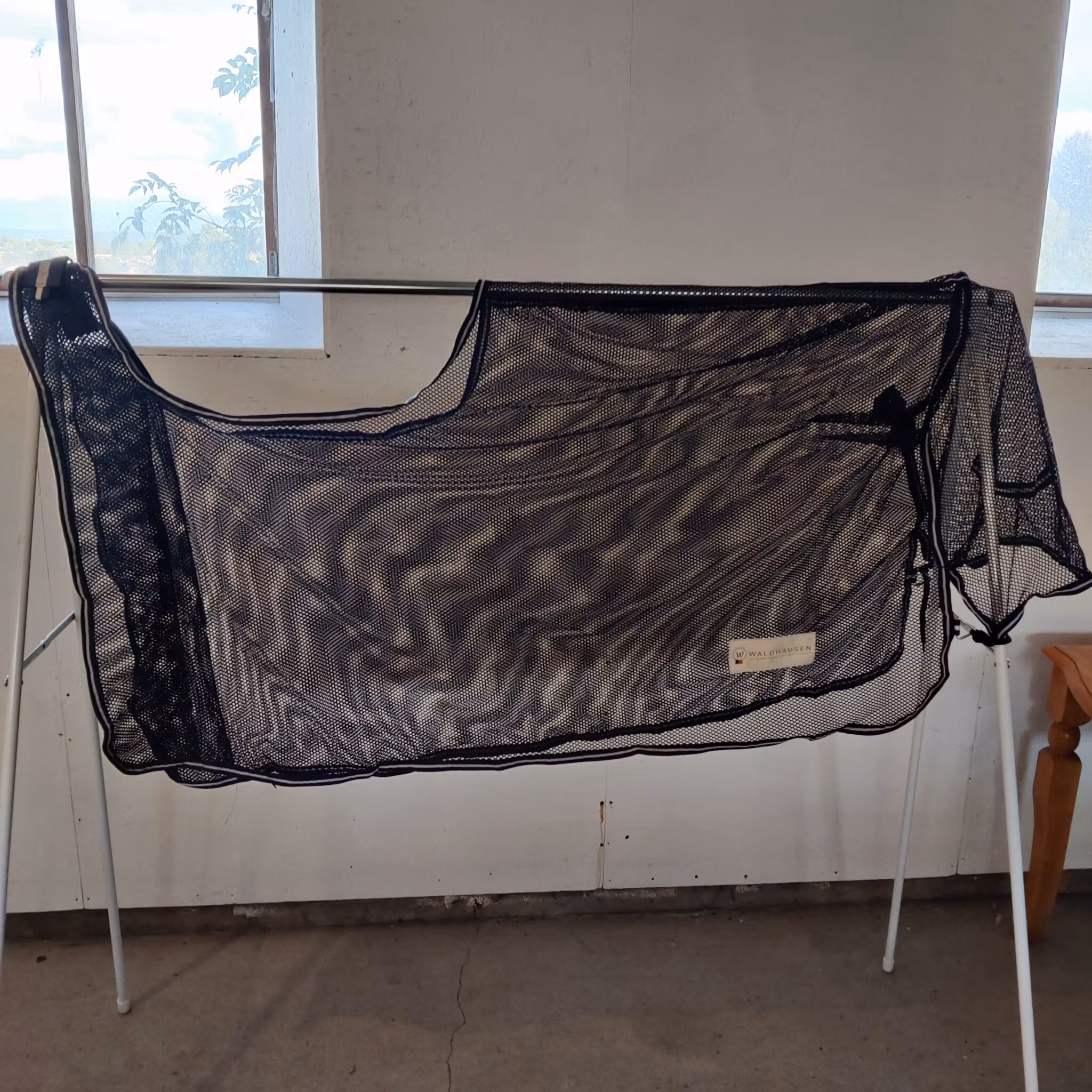 Blått ridnättäcke 145 cm Waldhausen