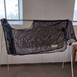 Blått ridnättäcke 145 cm Waldhausen