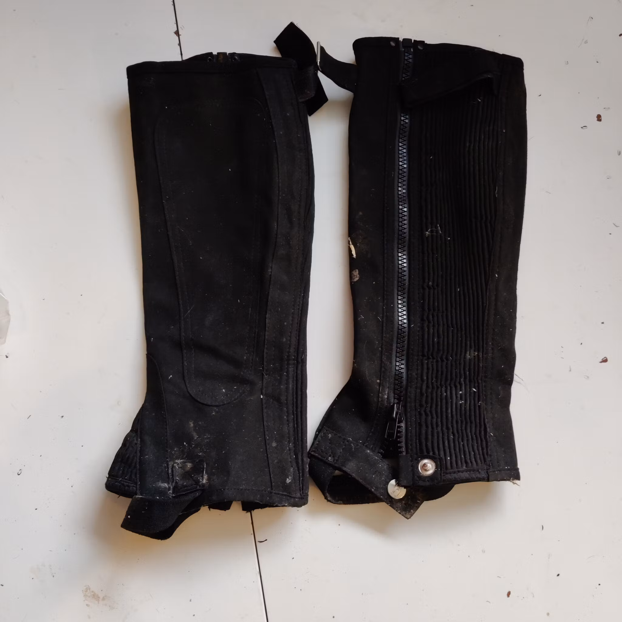 Svarta shortchaps mocka Horze LARGE