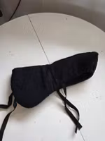 Svart rumpvärmare teddy