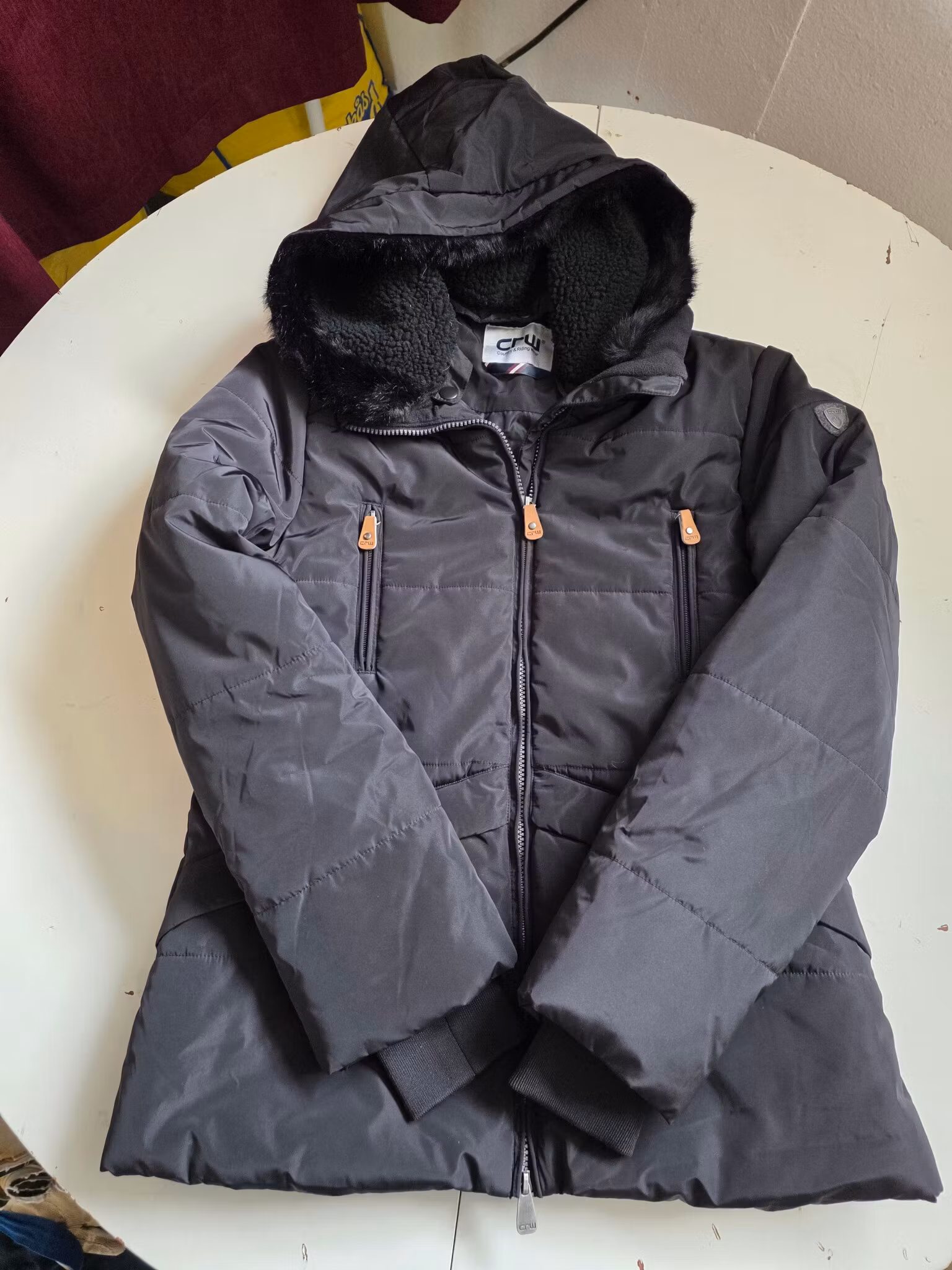 Svart vinterjacka SMALL CRW