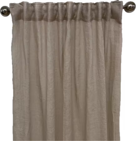 Svea Beige Linnegardin