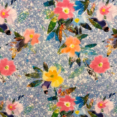 Blomster och fåglar