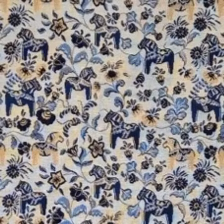 Dalahästar Möbeltyg