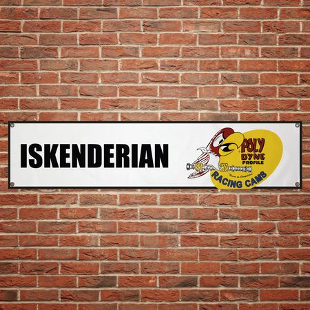 Isky Racing Cams "clean" Banderoll