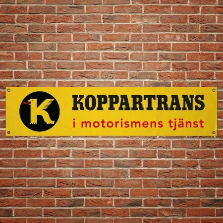 Koppartrans Banderoll