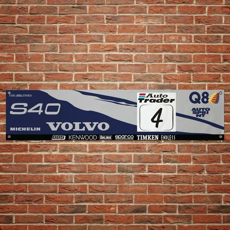 Volvo S40 Racing Banderoll