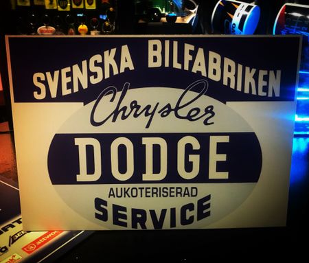 Svenska Bilfabiken Skylt