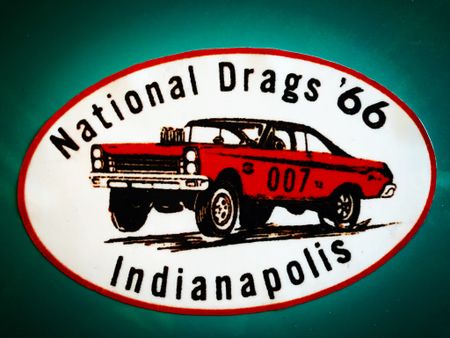 National Drags "66" dekal