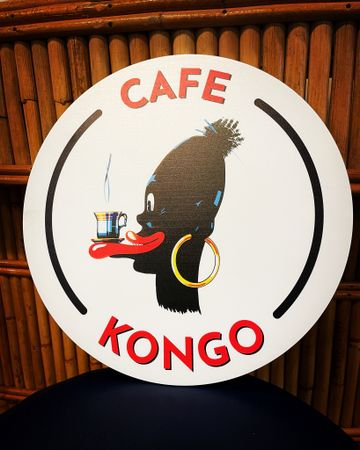 Café Kongo skylt