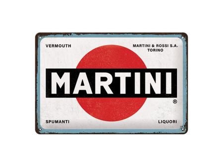 Martini Plåtskylt