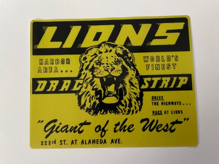 Lions Dragstrip Dekal