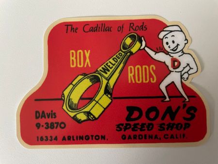 Dons Speedshop  Dekal