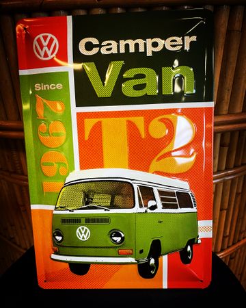Vw Buss Typ 2 Plåtskylt
