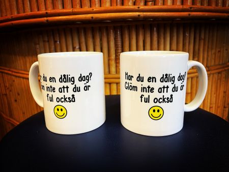 "Har du en......." Kaffe-mugg