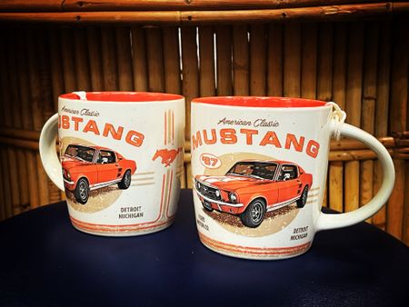 Ford Mustang Red Kaffe-mugg