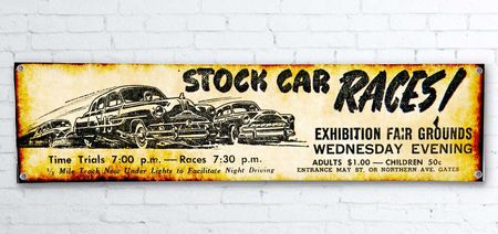 Stock Car Racing  Banderoll