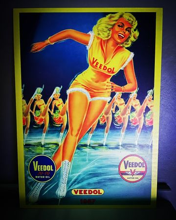 Veedol 1957 Plåtskylt