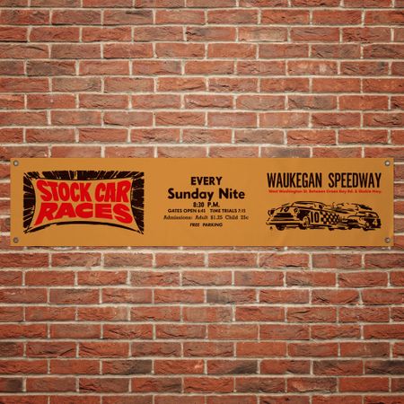 Waukegan Speedway Banderoll