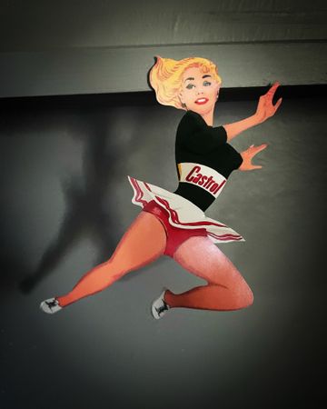 Castrol pinup dekal