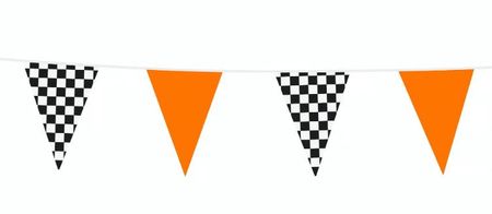 Orange & Racing Flaggspel