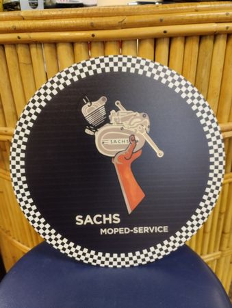 Sachs Moped-service Skylt