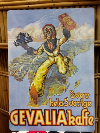 Gevalia Kaffeskylt