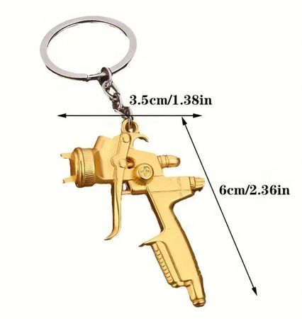 Spraygun Nyckelring