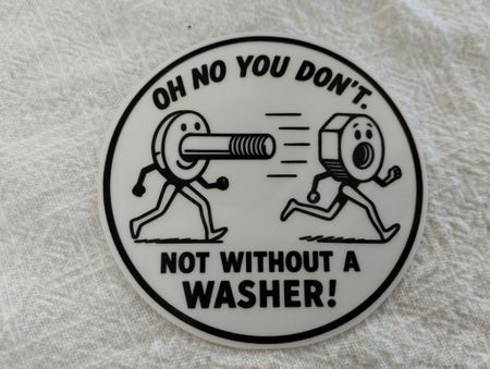 The Washer dekal
