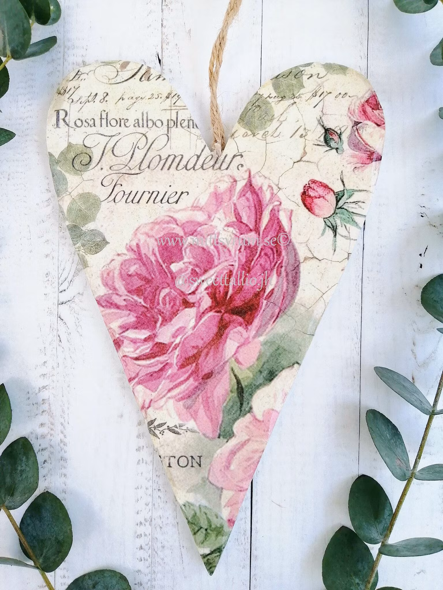 Trähjärta Old English rose
