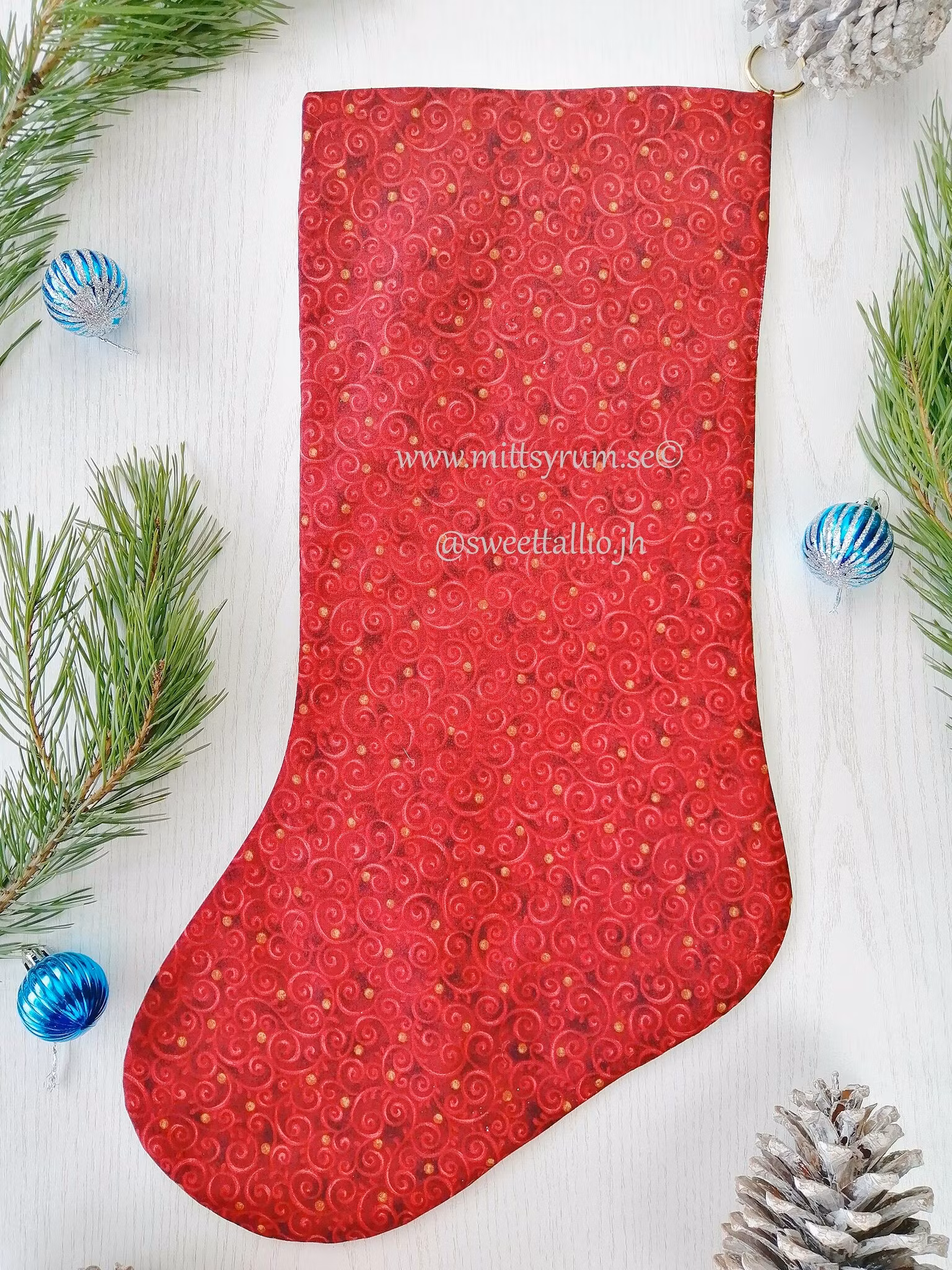 Julstrumpa Snögubbe