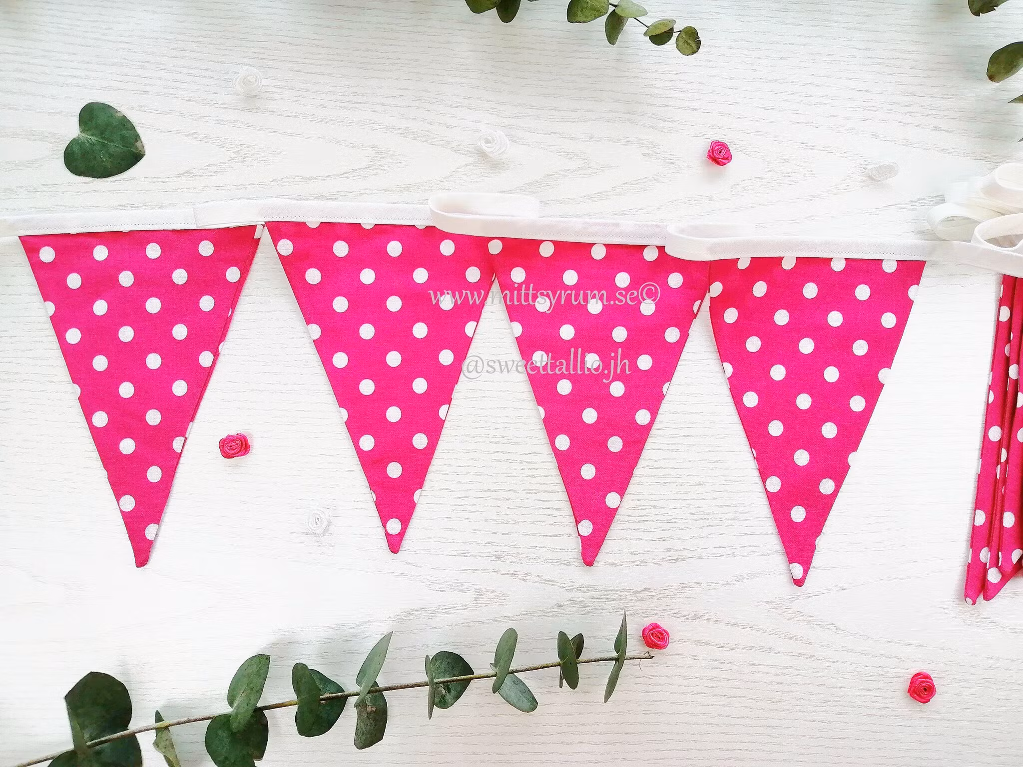 Flaggspel Polka dot