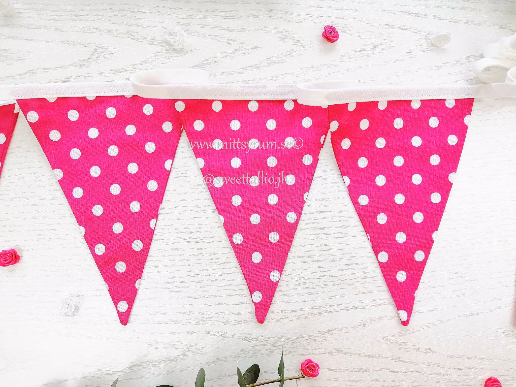 Flaggspel Polka dot