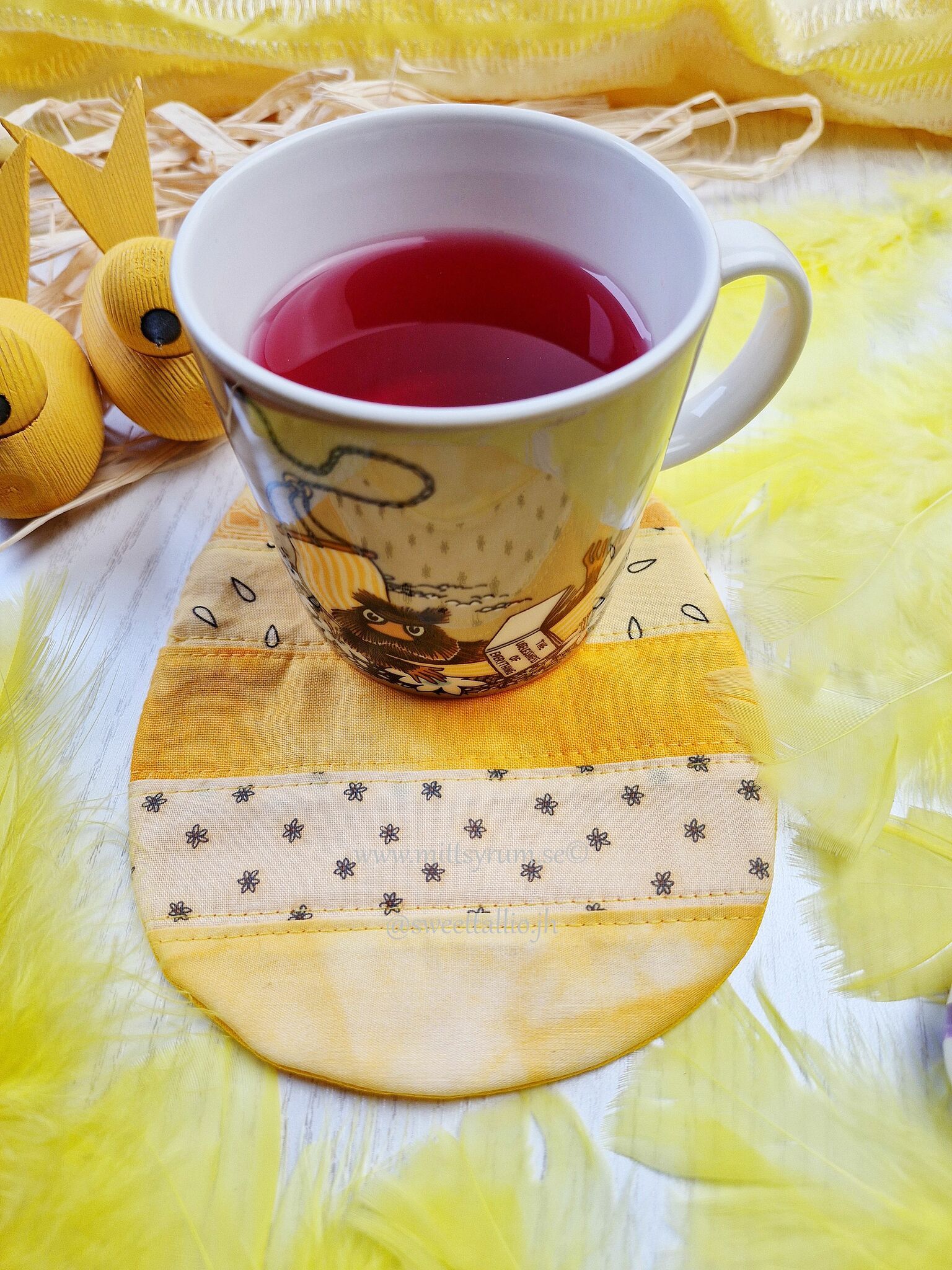 Glas/Mugg underlägg Påsk