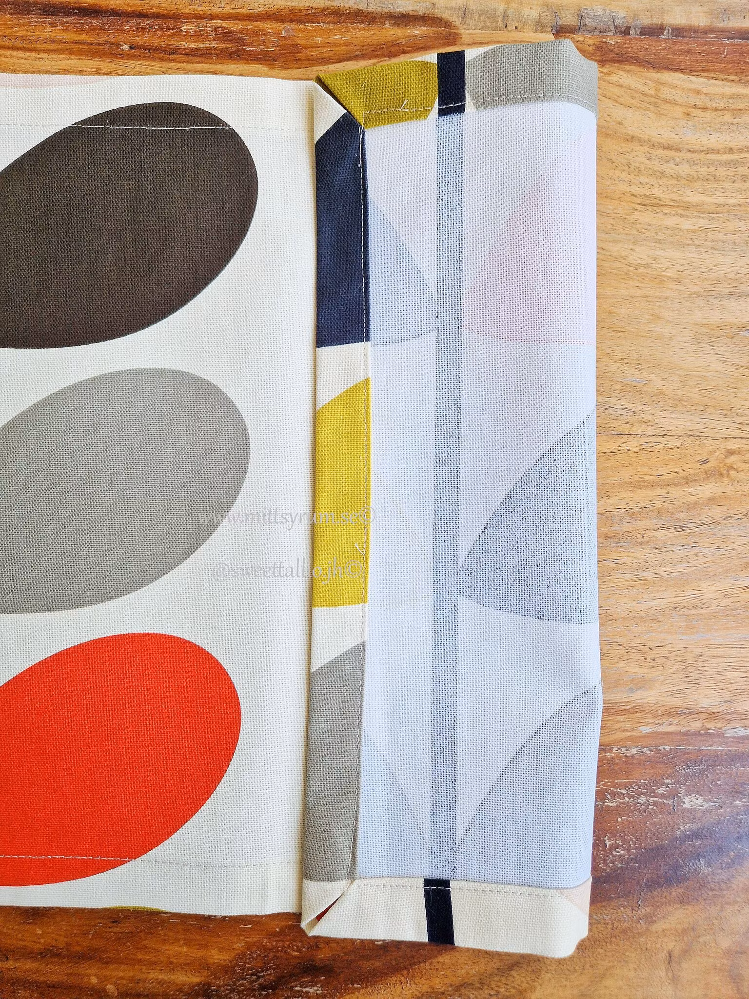 Underlägg tallrik Retro blad Horisontal