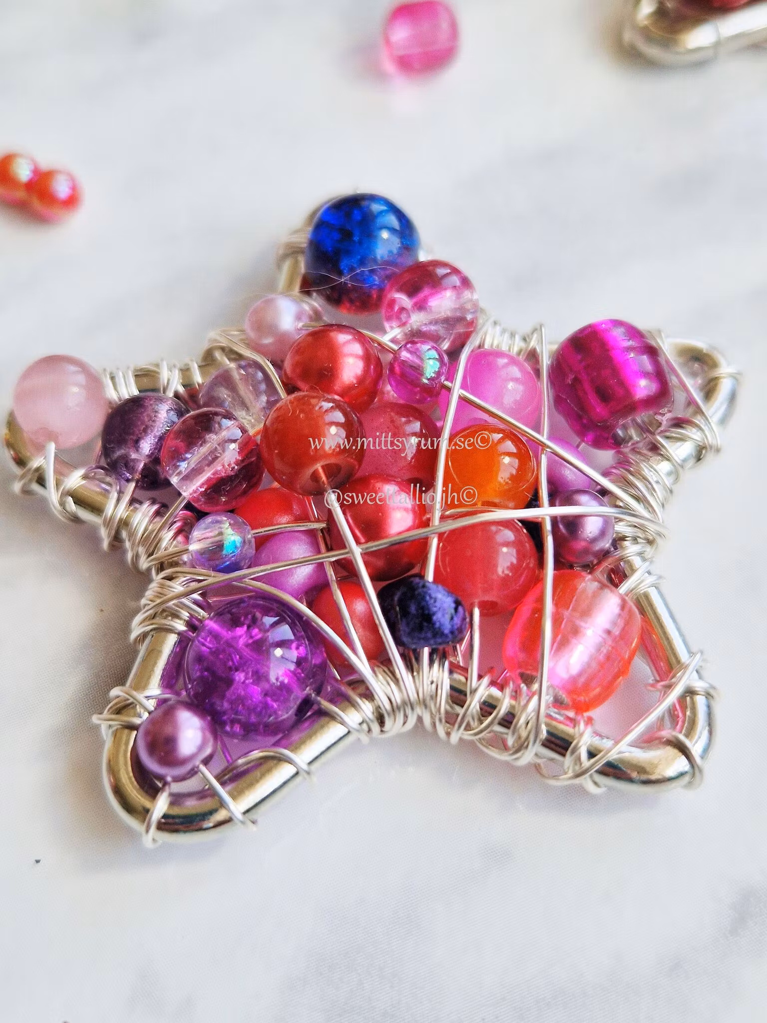 Pärlstjärna Mini Rosa